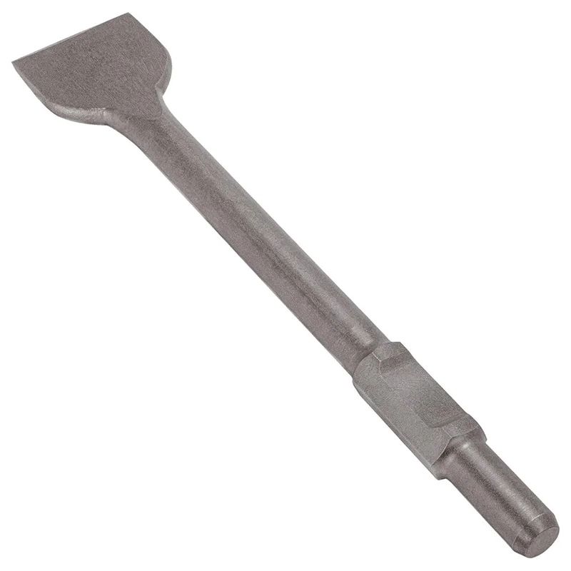 

A92P 1-3/16 Inch Hex Scaling Chisel, 3 X 16 In. Steel Scraping Chisel Tile Removal Bit For Electric Demolition Jack Hammer