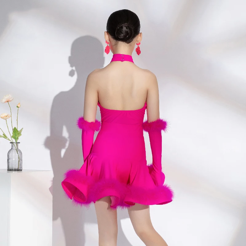 فستان أداء الفريق للرقص Tianjiao Professional الجديد للفتيات اللاتينيات