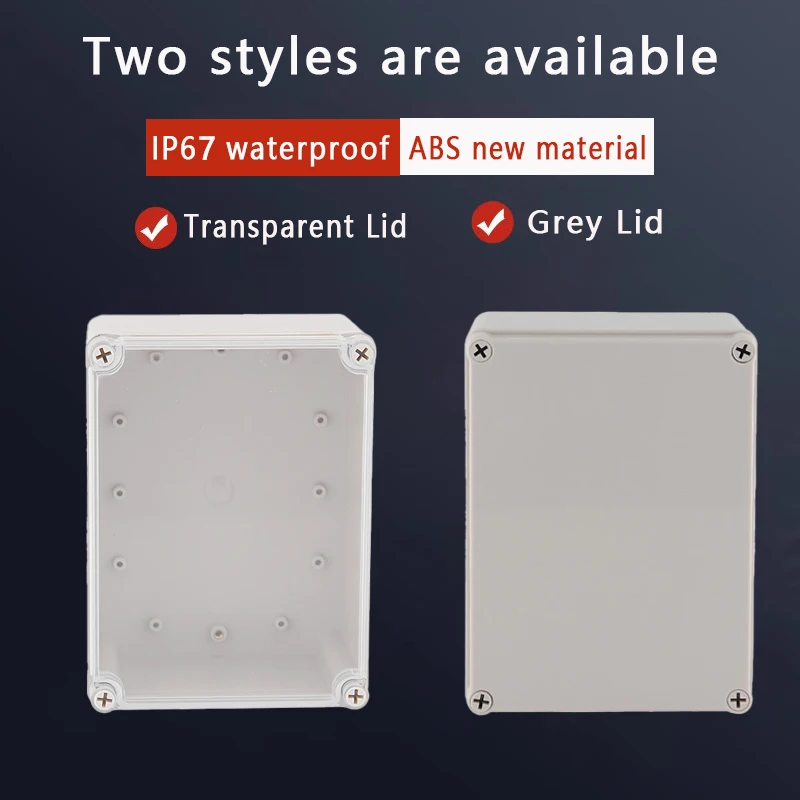 

AG Series Plastic ABS Junction Box Screw Cable Custom Waterproof Junction Box IP67 Outdoor Electrical Junction Box Enclosure