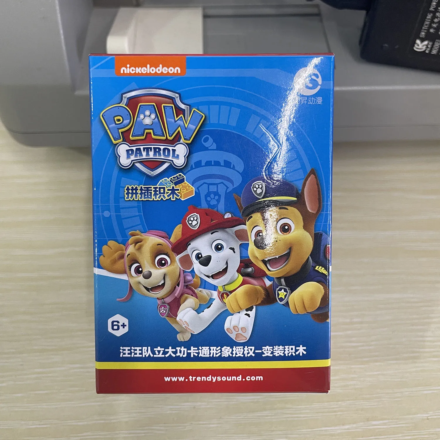 Genuine PAW PATROL 1PC Hot Sale Chase Marshall Skye Rubble Rocky Zuma Kids Block Toy Building Blocks Action Figure Toys Gift