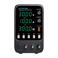 WANPTEK BENCH DC ADJUSTABLE POWER SUPPLY, 30V 10A, LAB, REPAIR, TEST, DESIGN, SCHOOL, CHARGING, MEASURE, ELECTROPLATE, APS3010H