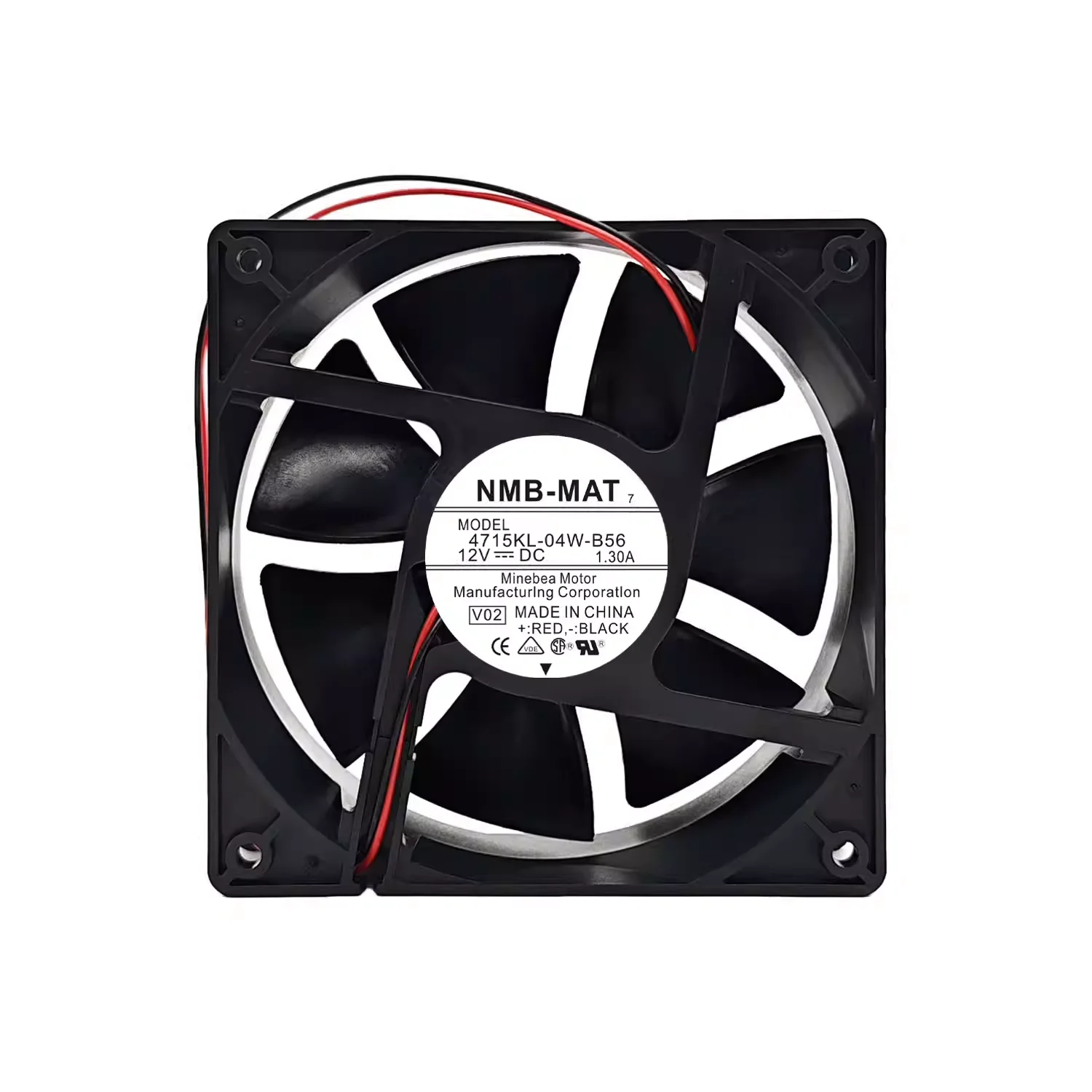 

New For NMB 4715KL-04W-B56 12038 12V 1.30A 12cm high airflow cooling fan