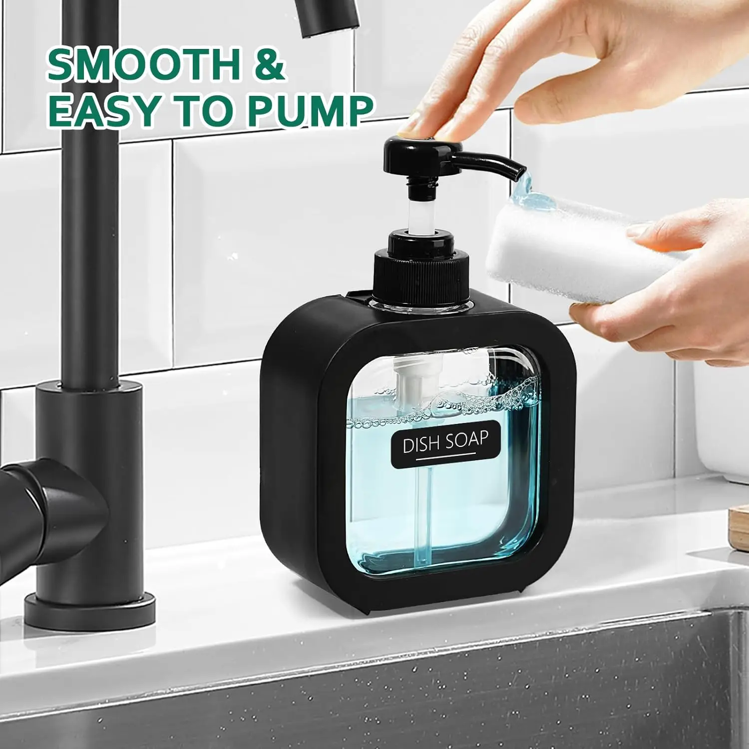 1Pcs 300/500ml Leere Kunststoff Pumpe Flaschen Abnehmbare Seife Spender Nachfüllbare Lotion Flüssigkeit Seife Flaschen Für Badezimmer küche