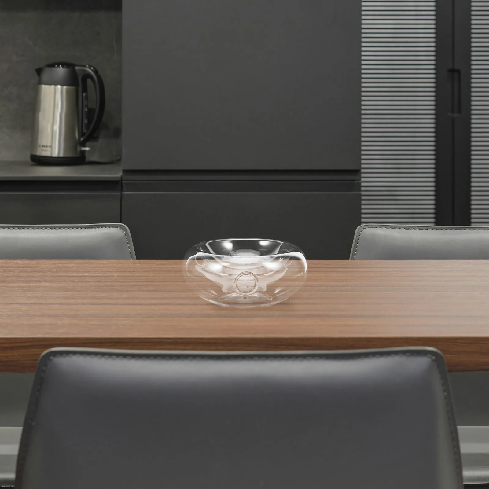 

Transparent Glass Bowl Creative Fruit Salad Bowl Artificially Blown Rounded Edge Crystal Clear Healthy Material for Hotel