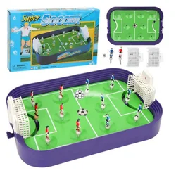 Mini Table Soccer Set Children Sports Toy Football Game Desktop Soccer Field Model Kids Boys Soccer Toy Fun Gift  Foosball Men