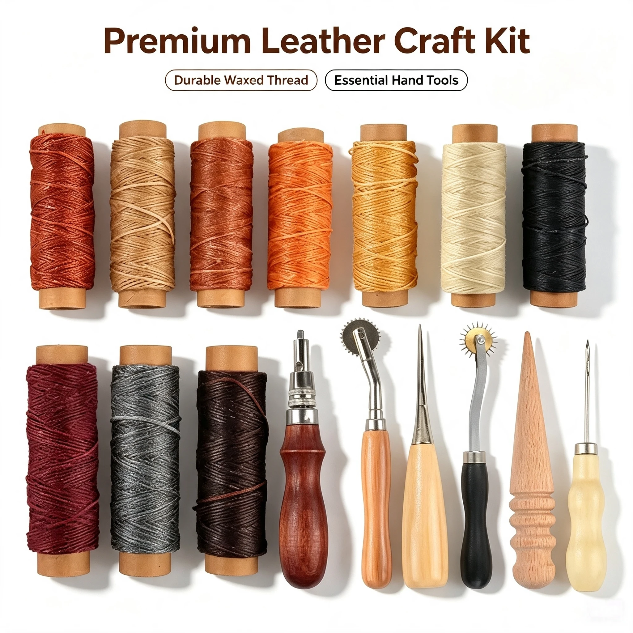 مجموعة أدوات كاملة لعمل الجلد  - مراجعة Beginner Leatherwork Kit وسعره