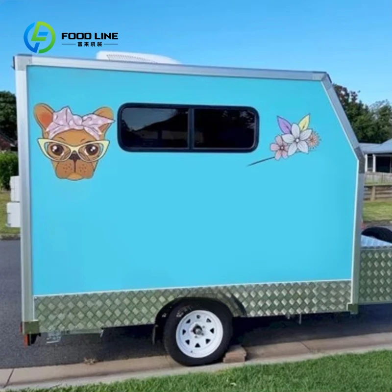 Customized New Mobile Pet Grooming Trailer Dog and Cat Wash Cart Bathing Service Truck