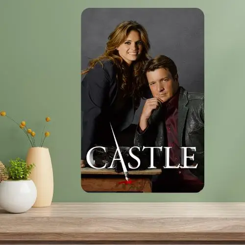 Affiche métallique de la série télévisée Castle