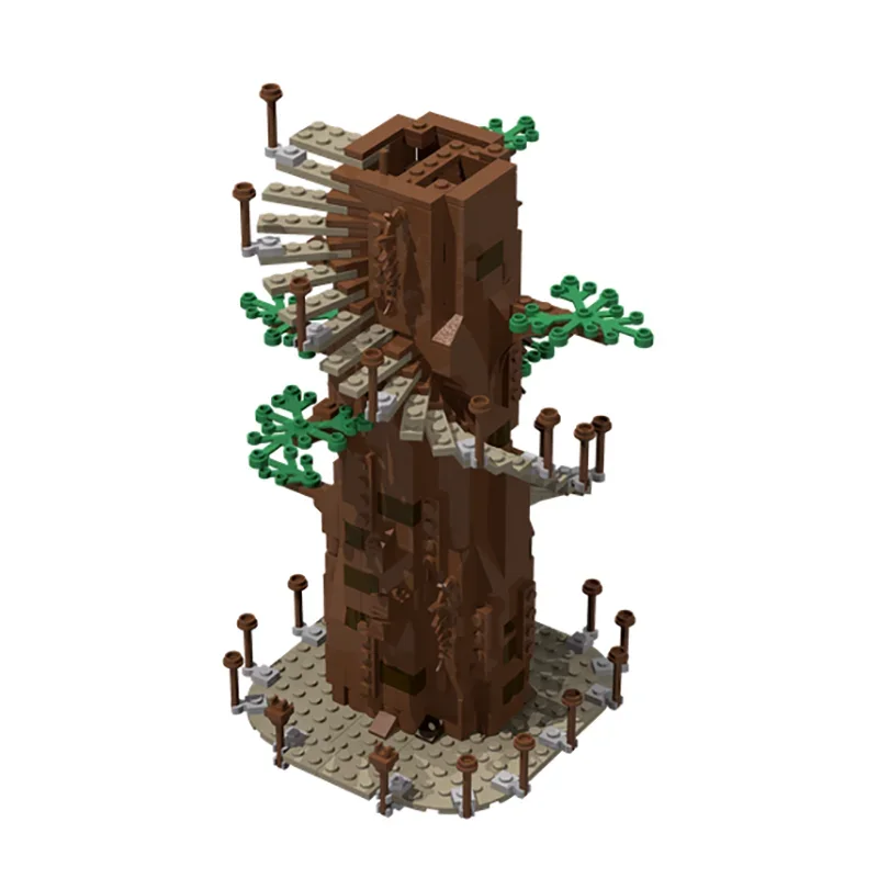 Star Movie YcMoc Building Blocks scene di film famosi Tree House Model Technology Bricks assemblaggio fai da te giocattoli per bambini regali