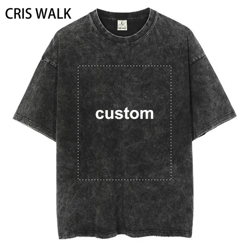 

HipHop T Shirt Streetwear Men T Shirt Personalized Printed Tshirt Cotton Men Oversize Harajuku Men Vintage Custom Short Sleeves