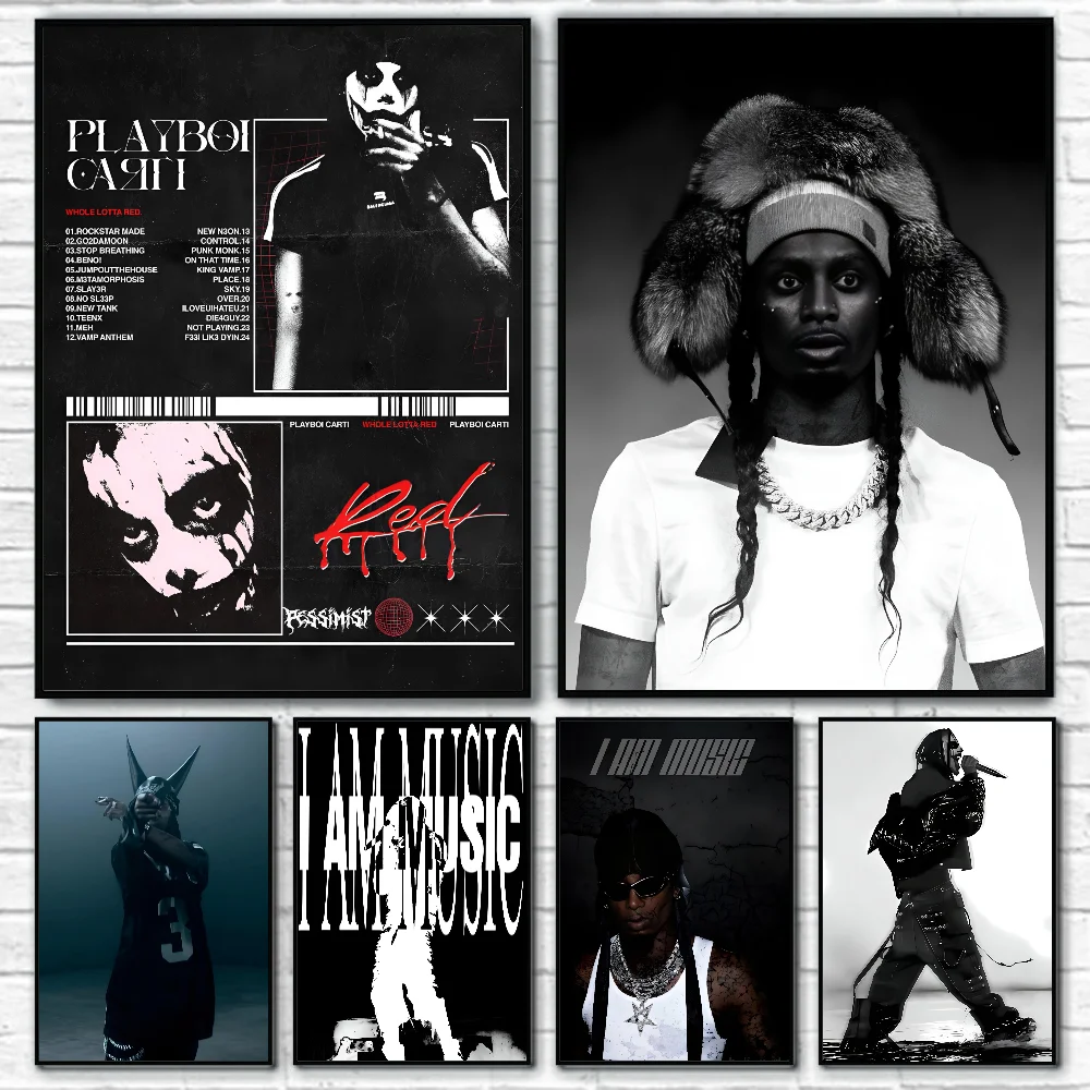 O-Opium Rap Playboi Carti Poster Paper Print Home Living Room Bedroom Entrance Bar Cafe Art Painting Decoration