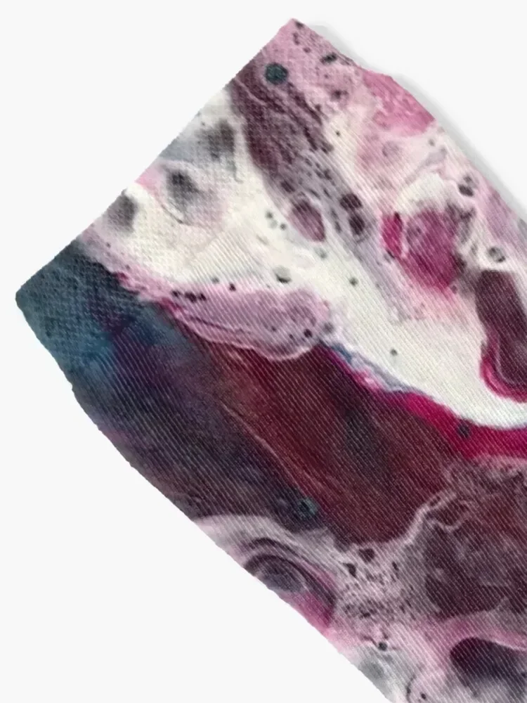 Paint Pouring Artwork Socks Lots anti-slip japanese fashion soccer anti-slip Man Socks Women's