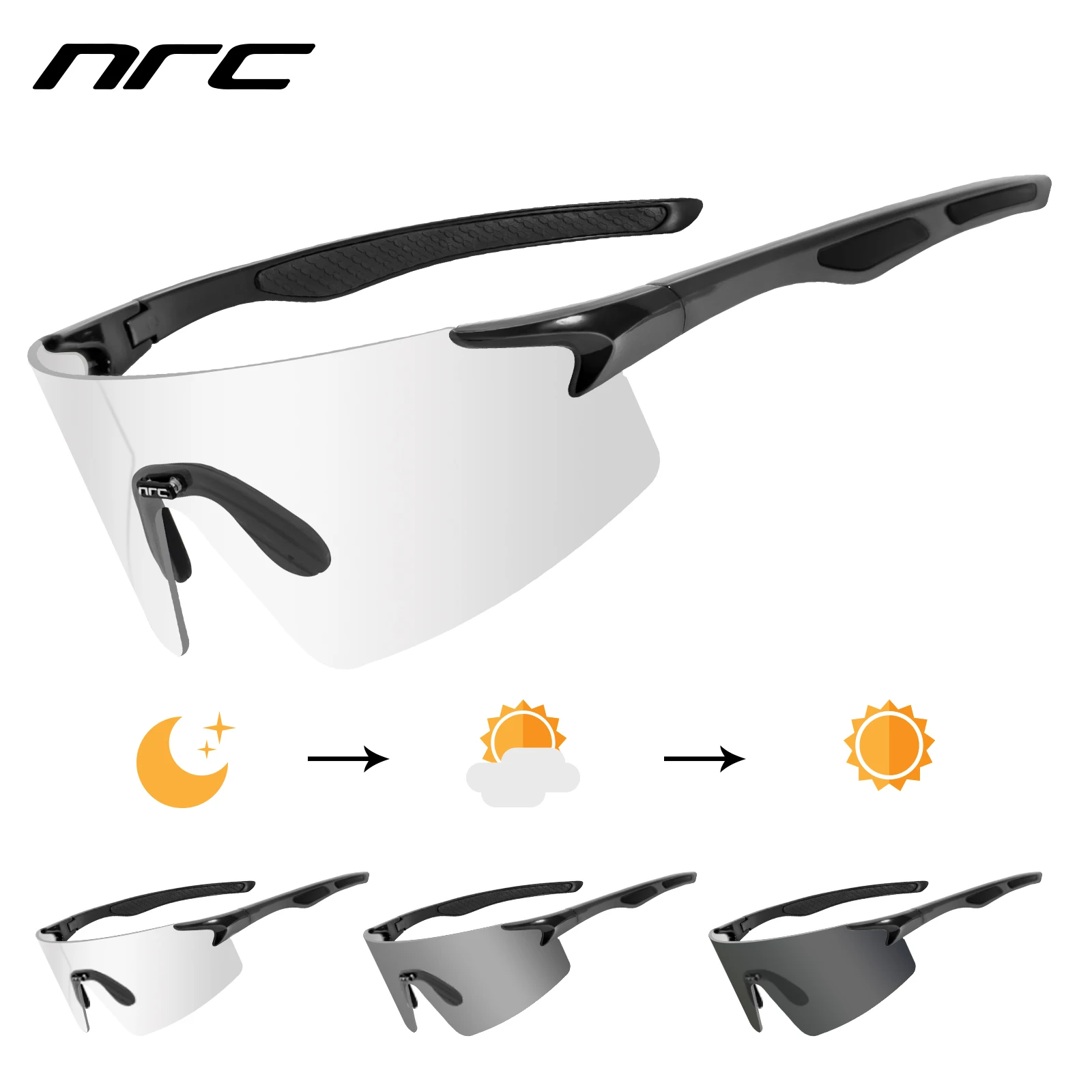 Cycling Glasses Men Women Bicycle Glasses 1 Lens Photochromic MTB Road Bike Eyewear Outdoor Sports Sunglasses gafas ciclismo