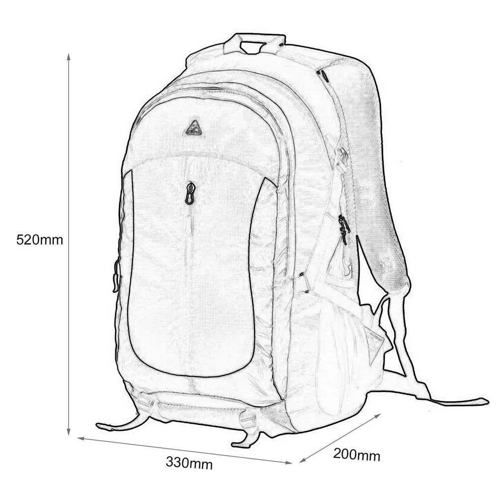 Mochila para exteriores para mujer y hombre, bolsa de almacenamiento de viaje para escalada, senderismo y acampada, de 40L