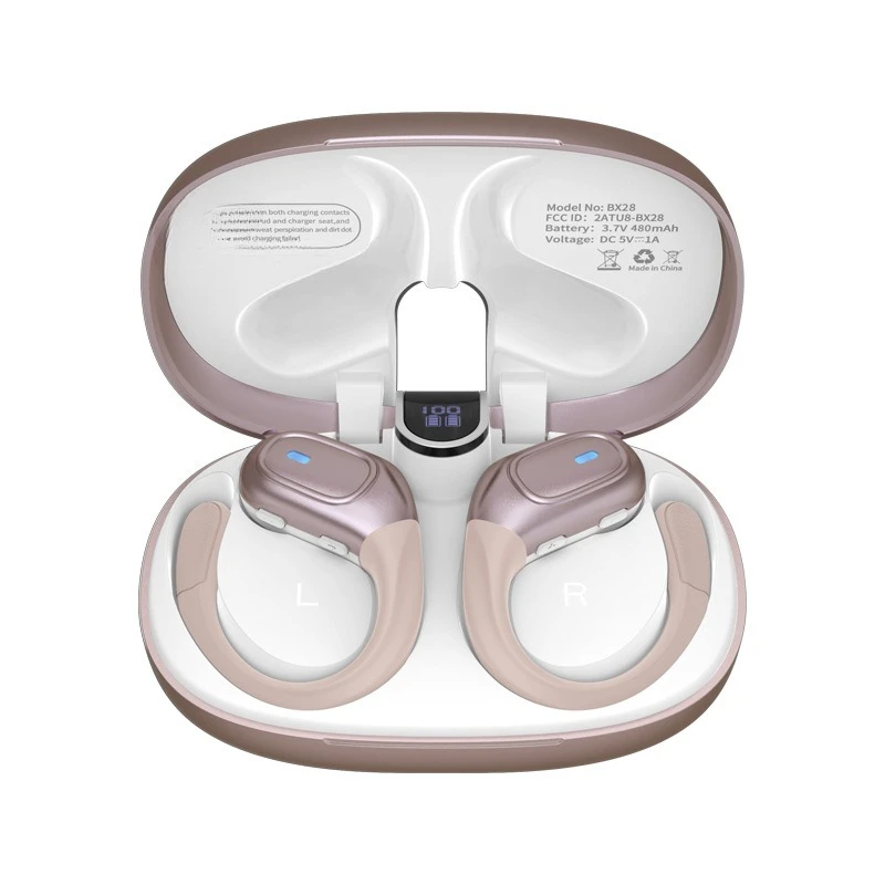 

Technology noise reduction sports waterproof ear-hanging earphones can't get rid of long-life wireless bluetooth earphones