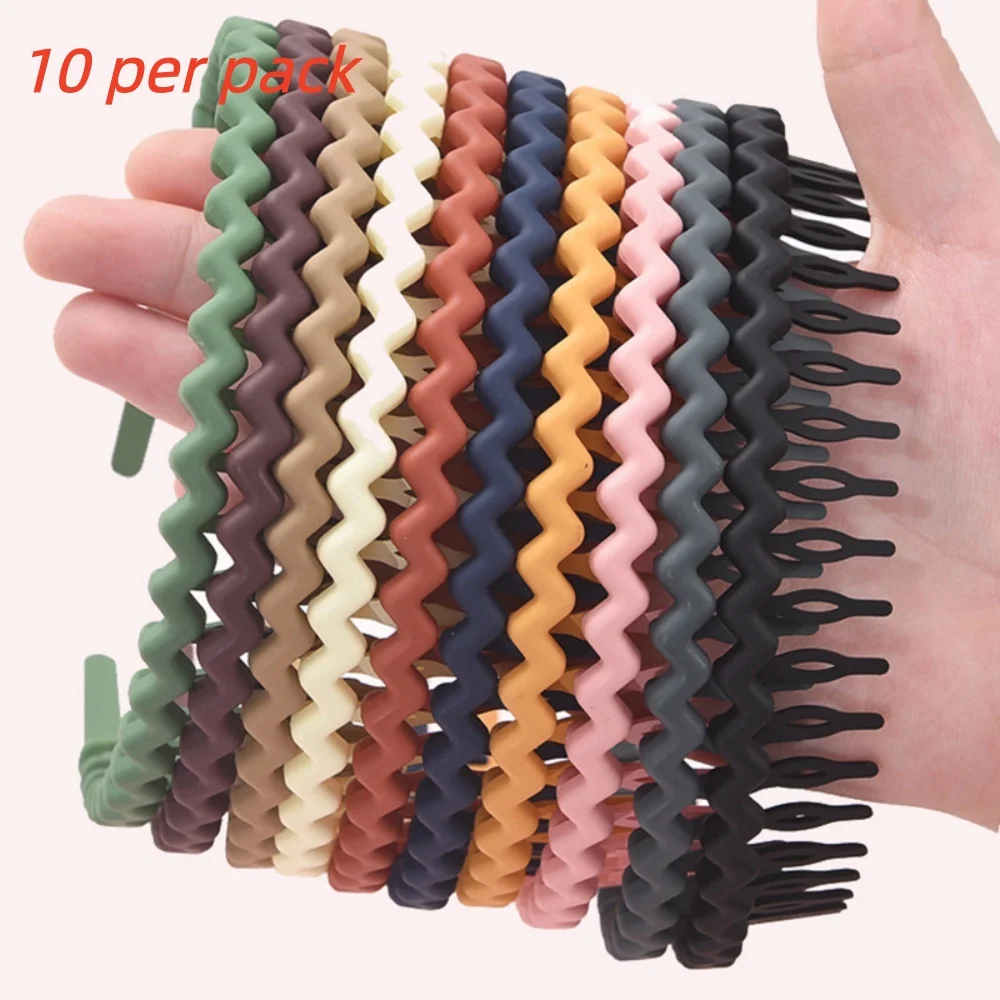 

10 pieces multi-color spiral hair ring; popular anti-tugging hair headband; daily versatile hair accessory