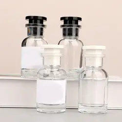 1Pcs 30ml 50ml Dispensing Spray Bottles Transparent Glass Spray Empty Containers Travel Fine Mist Perfume Refill Bottle