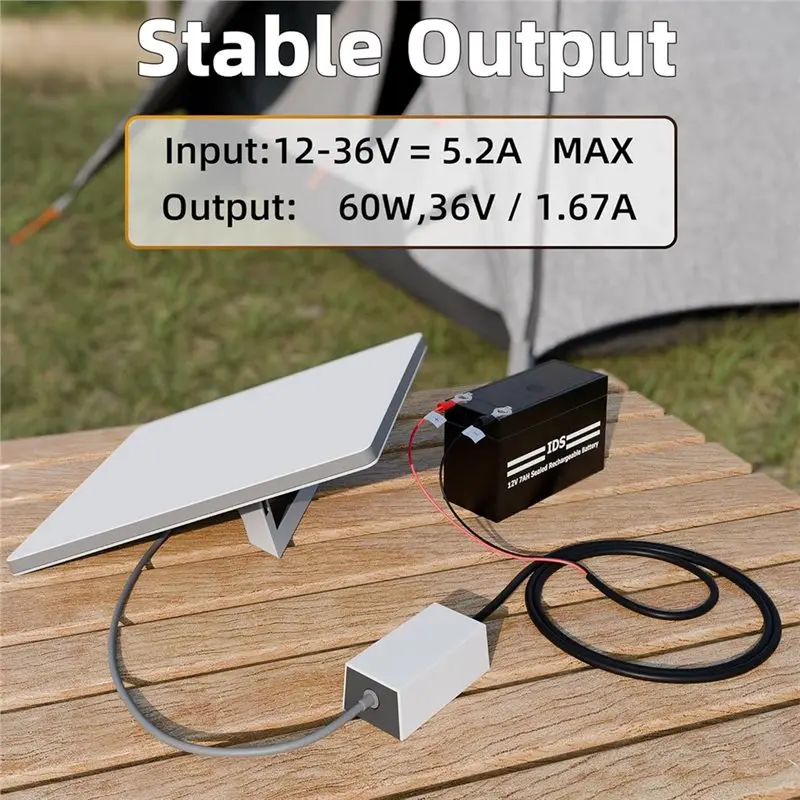 ABKW-For Starlink Mini Battery Adapter,12V-36V Input To 36V/1.67 0Utput DC Step Up Converter, Portable Power Supply For Rv