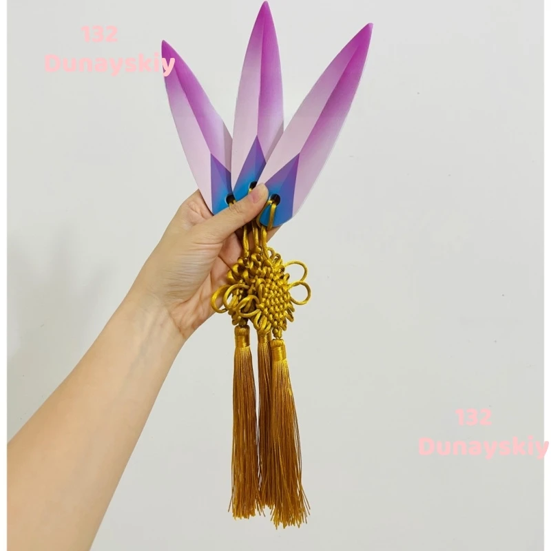 1/3/6pcs Zoey 3D 소품 KPop 악마 사냥꾼 코스프레 의상 다트 휴대용 부메랑 무기 액세서리 할로윈 변장