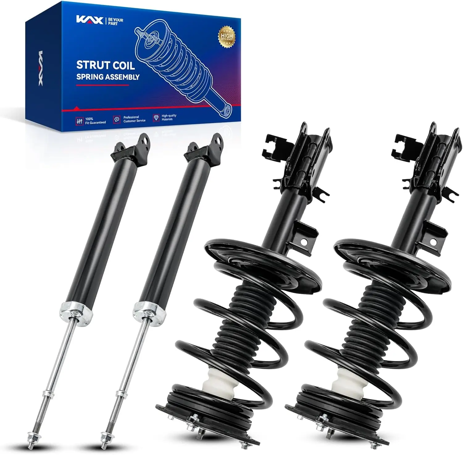 

Front Rear Struts for Nissan Altima 2007-2013 Front Rear Shocks Quick Complete Struts Assembly, Replace 172392 172393 5637-4Pcs