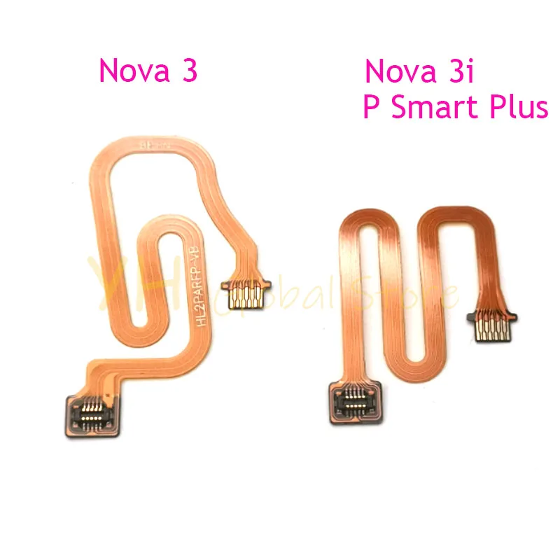 For Huawei Nova 3 3i 3E / P Smart Plus / P20 Lite Home Button Fingerprint Touch ID Sensor Connector Flex