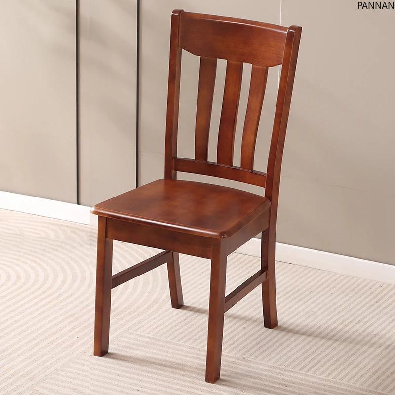Full solid wood back chair household dining chair mahjong stool restaurant dining table chair