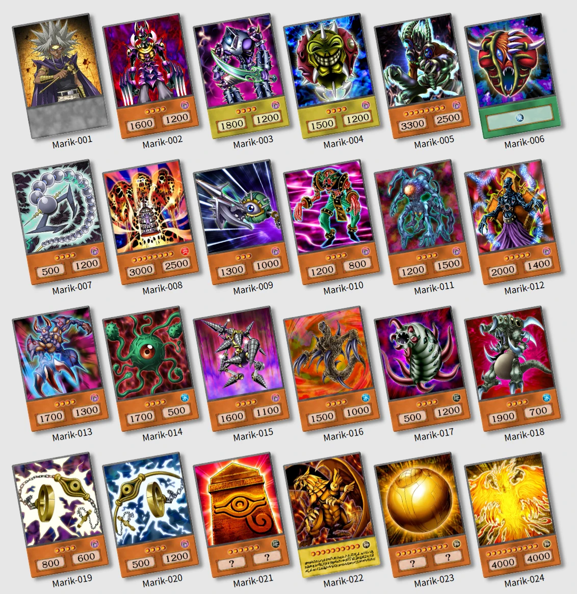 marik yugioh deck Amazon.com: Complete Custom Deck for Yu-Gi-Oh! main image 0