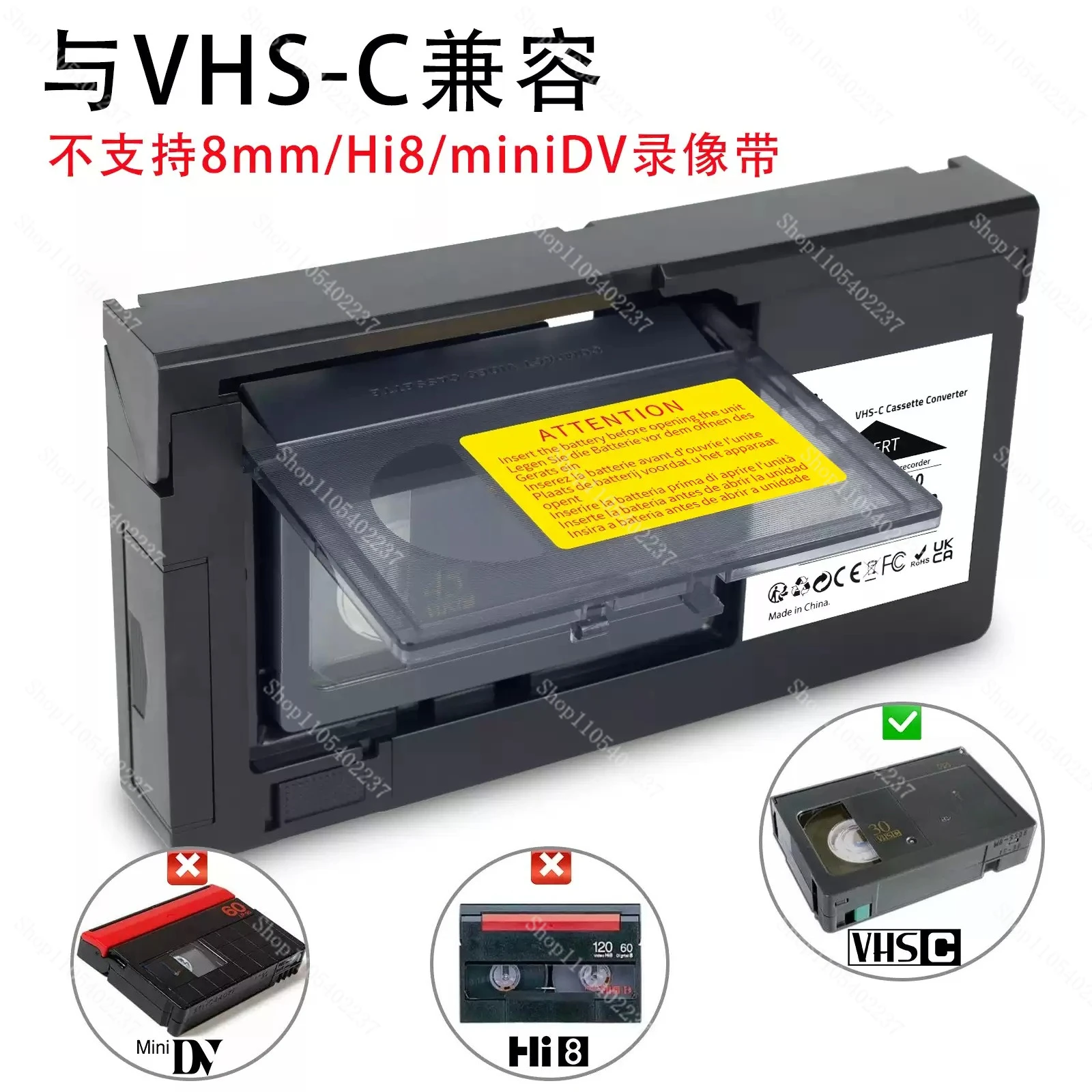 Video Tape Converter Capture Card Transfer Old Camcorder Cassette MiniDV Hi8 VHS C to Digital File