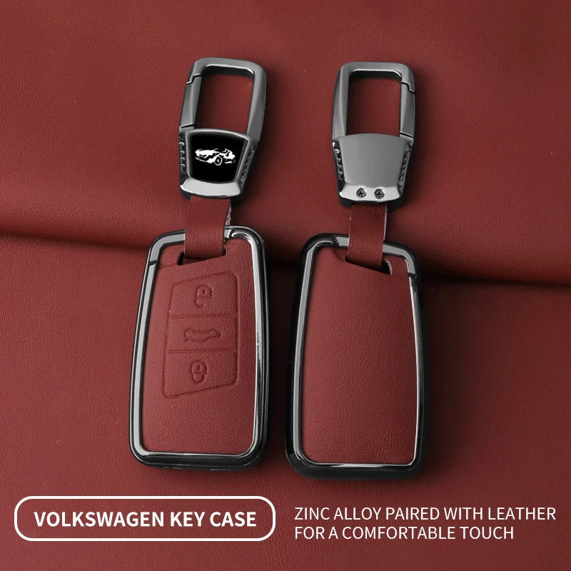 

Car Zinc Alloy Key Case Cover Protect Shell Fob For VW Volkswagen Magotan Passat B8 Skoda Superb Kodiaq A7 Keychain Accessories