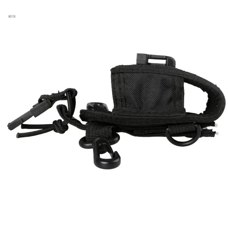 Two Way Radio Holder Holsters Nylon Belt Case Bag with Adjustable Shoulder Strap Dropship