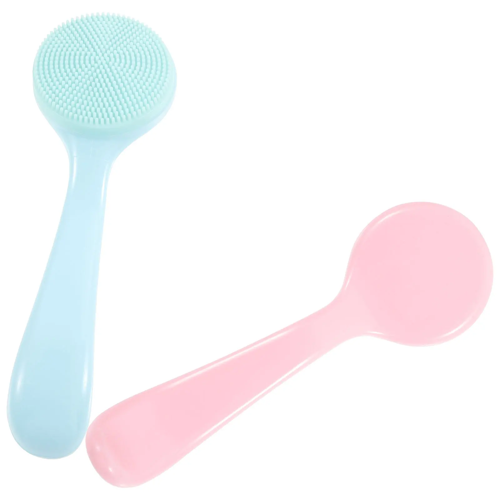 2 قطعة صديقة للبيئة سيليكون فرشاة تنظيف الوجه غير مزعجة أداة العناية بالبشرة غسل الوجه الفعال الغسيل للنساء الرجال