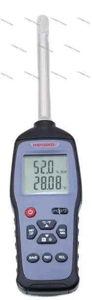 

Hengko HG972 Stainless steel probe USB Handheld Wet bulb Dew Point Temperature Humidity meter for Food Chemical