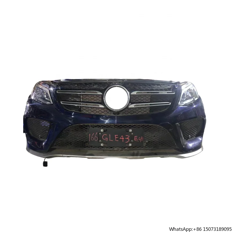 Front Bumper Assembly for  GLE43 W166.292 Including Radiator and Headlights