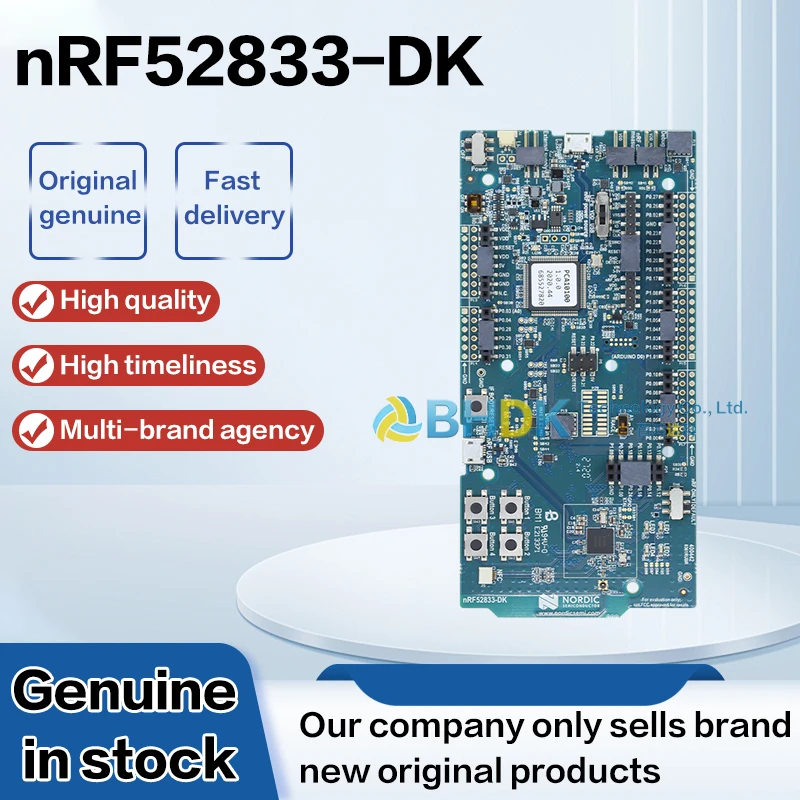For nRF52833-DK Nordic nRF52833 BLE Bluetooth Low Energy Multiprotocol Wireless MCU Development Kit Evaluation Board