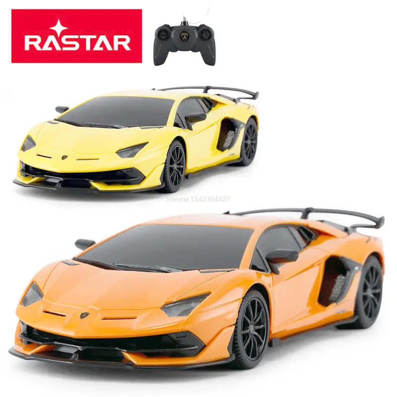 NEW Lamborghini Aventador SVJ RC Car 1:24 Scale Remote Control Toy Radio Controlled Car Model Auto Machine Gift for Kids Adults