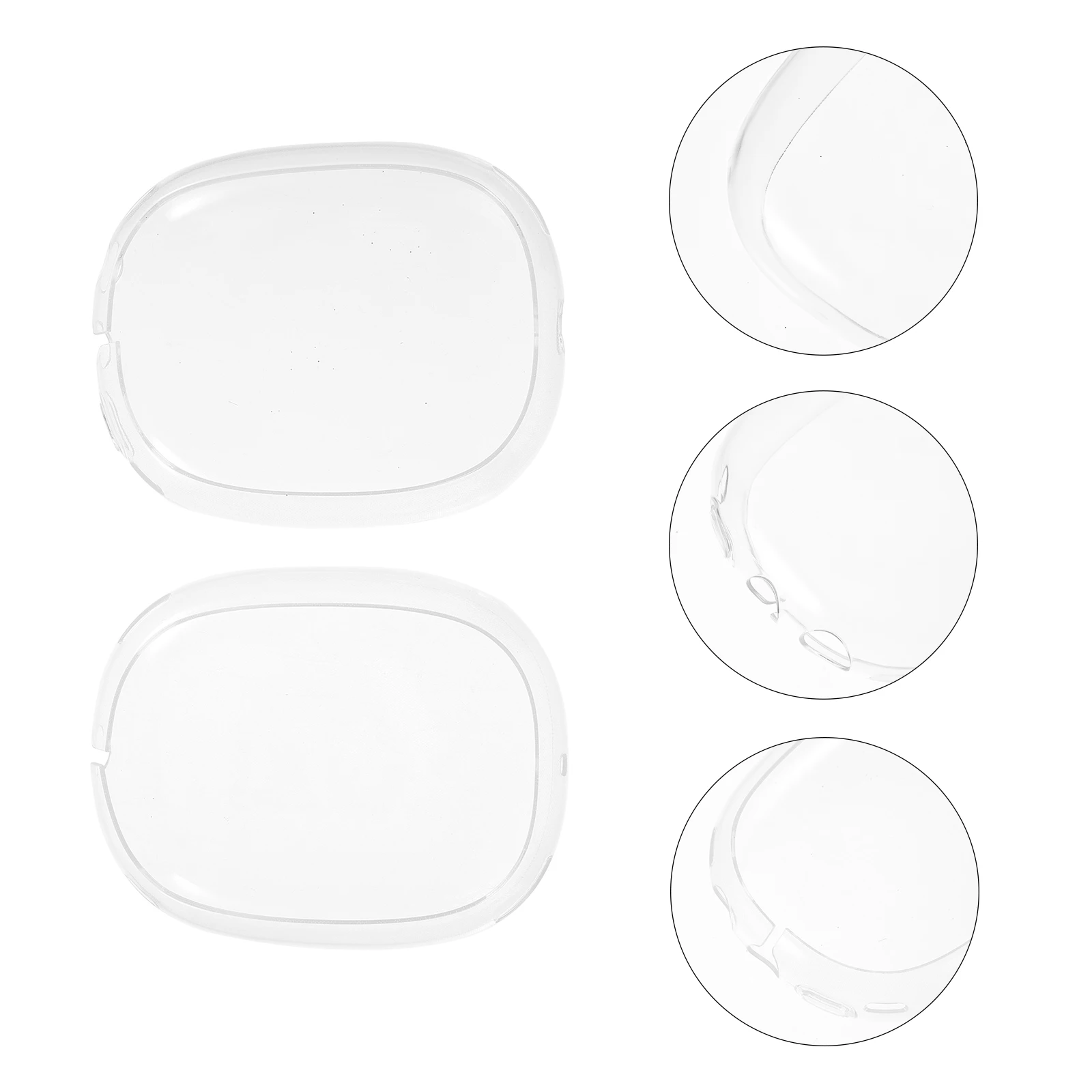 Headphone Silicone Case Wireless Covers Earphone Pads Headphones Sleeve Tpu Protective Transparent