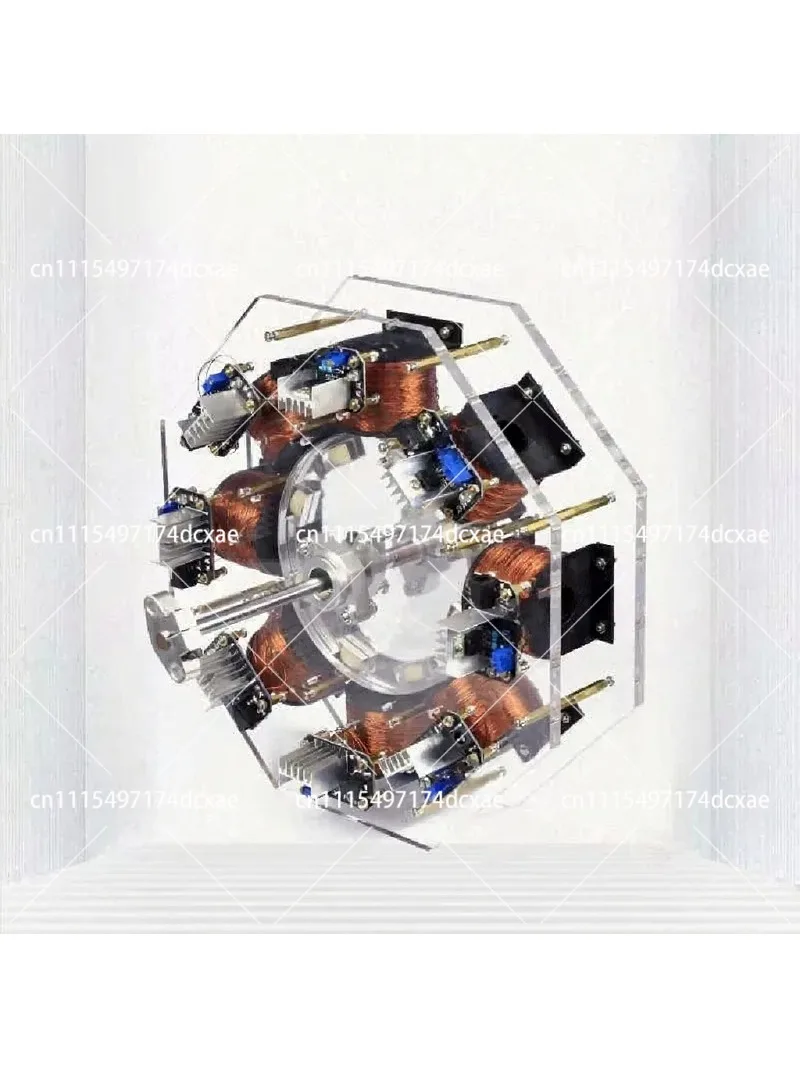 8-Stage Stator Brushless Internal Rotor Large-Scale Motor for DIY Projects