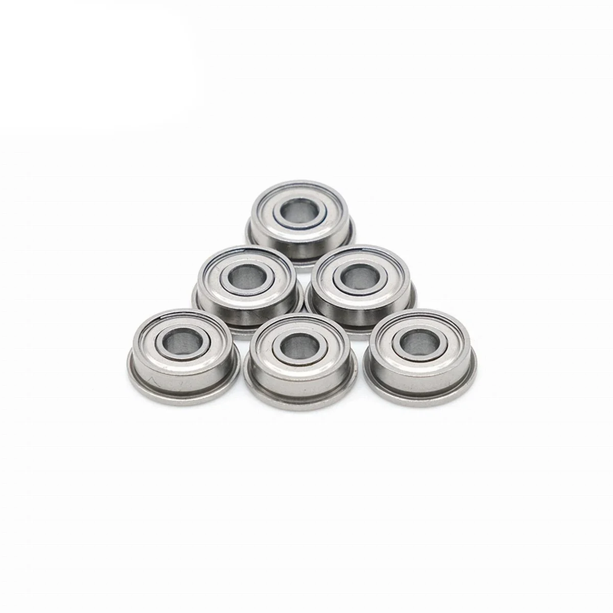 5pcs F683ZZ 3x6x2.5mm 3x7x3mm 4x7x2.5mm 4x8x3mm 5x10x4mm Flange Bearing Thin Wall Mini Ball Bearing for 3 4 5mm shaft Rc Boat