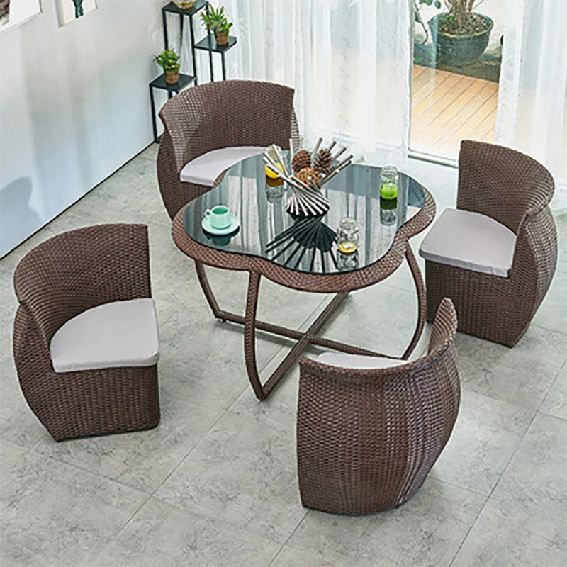 

Garden Furniture Cane Rattan Wicker Patio Set Garden Table Set Outdoor Garden Furniture Set