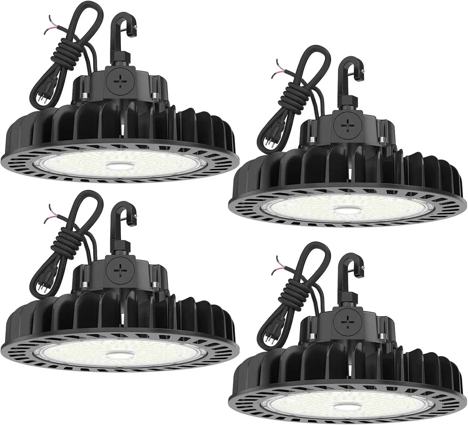 LED High Bay Lights 150W 21,750lm 5000K 1-10V Dimmable UFO Led High Bay Light UL Listed 5' Cable High Bay Led Lights A