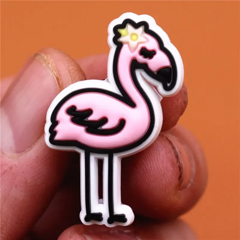 1pcs Cartoon Animals Shoe Charms PVC Decorations Flamingo Unicorn Charm Buckle for Kids Party Xmas Gifts