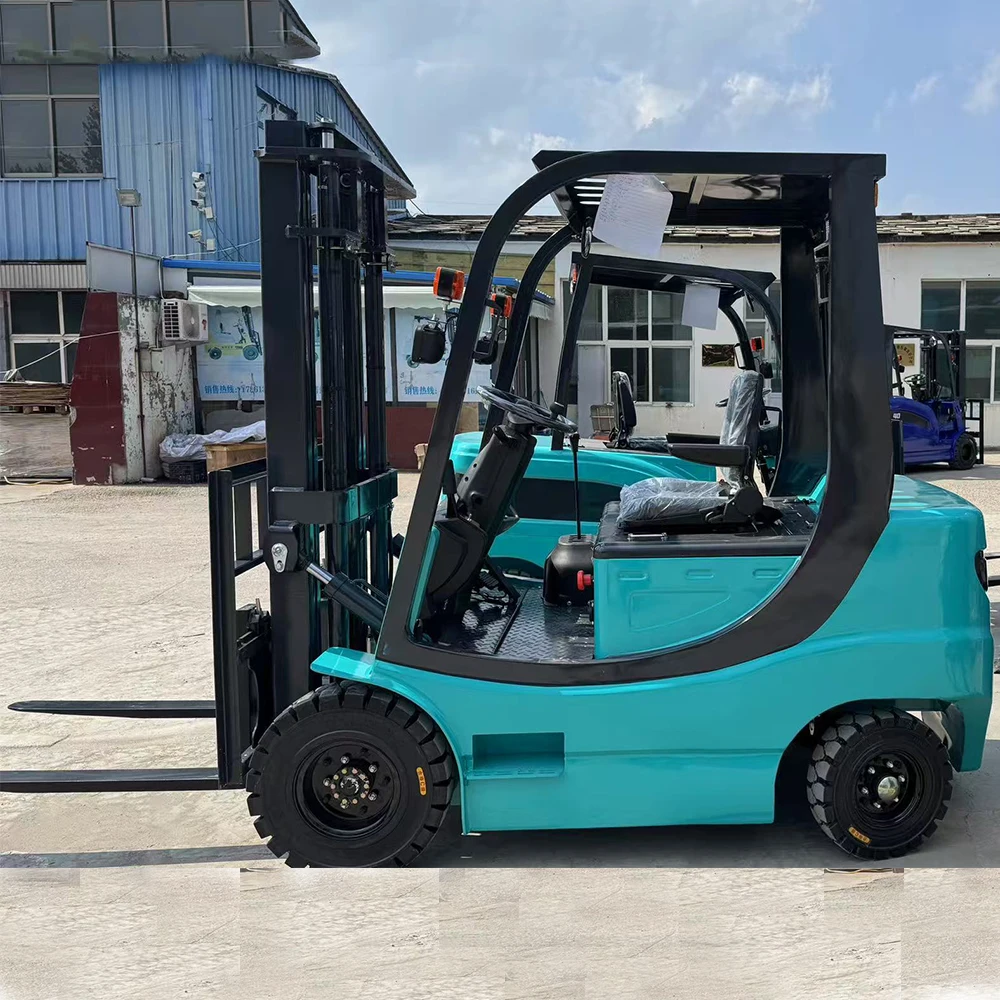 2 Ton 3 M Electric Forklift Truck with 60V Battery 4000W Motor Low Maintenance Cost and Attachment