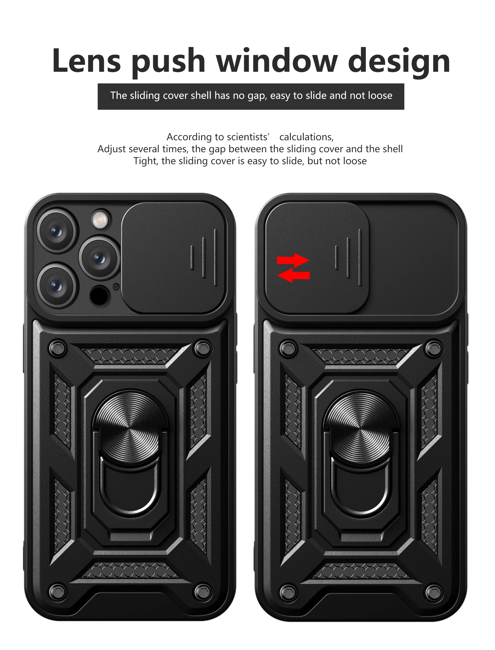 Armor Cover Phone Case For IPhone 14 15 Plus 12 13 Mini 16 11 Pro Max Magnetic Car Holder Ring Soft Full Lens Protection Cases