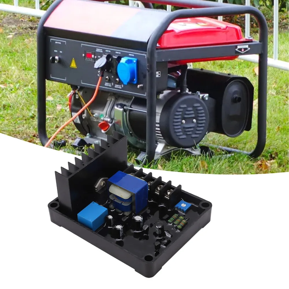 GB 170 AVR Automatic Voltage Regulator 220/380/400VAC Low RPM Protection Brushed Voltage Regulator Durable 3 Phase