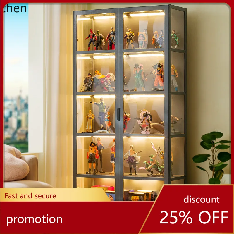 

HT Model Storage Cabinet Display Cabinet Transparent Storage Shelf