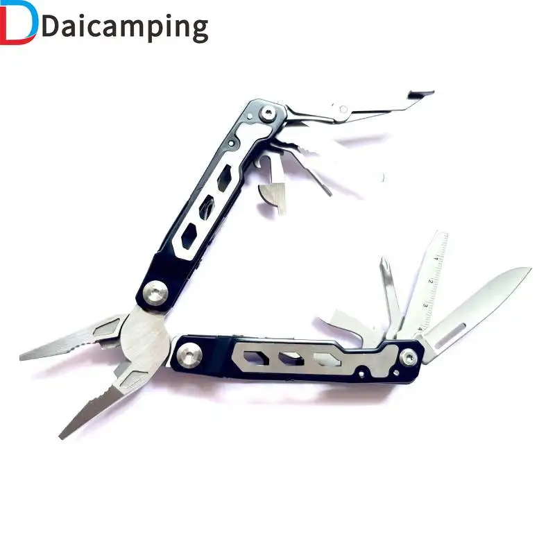 

Daicamping DL08 Multi Functional Hunting Folding Knife Blade Plier Clip Multitool Wire Cutter Outdoor Survival Swiss Army Knives