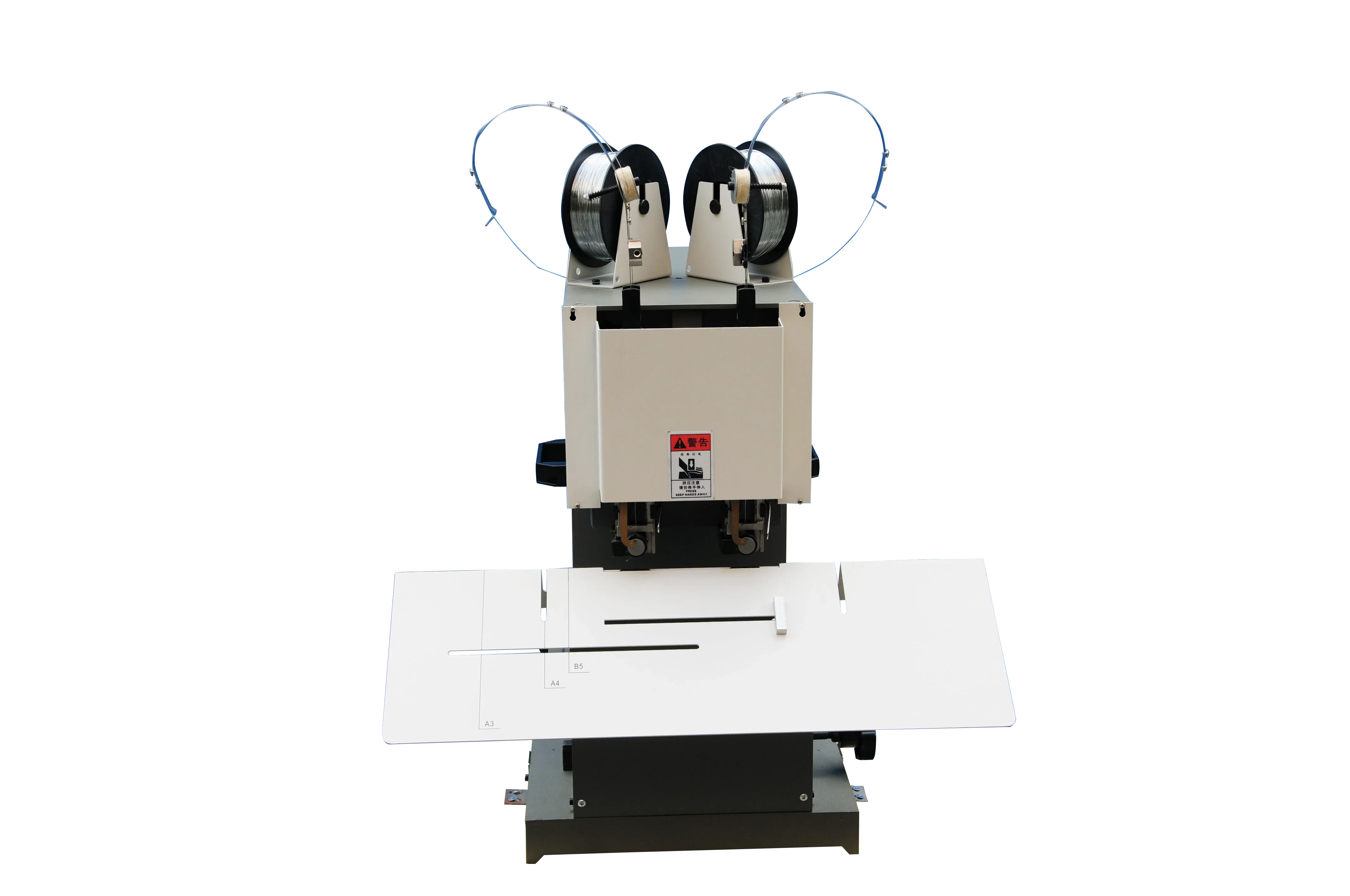 Double head paper stitch machine saddle stitching machine wire stitching machine for booklet paper WS602