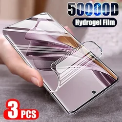 3PCS Hydrogel Film For OPPO Reno 10 9 8 Pro Plus 8 5 Lite 5G 8T 7 Z 6 5 Pro Screen Protector For Find X6 X5 X3 Pro Lite X3 Neo