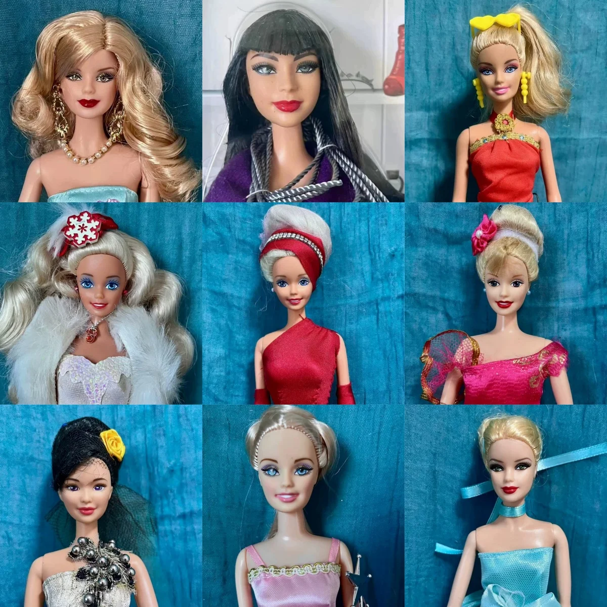 

Not Brand New 1/6 Scale Action Figure Head Full Body Outfit Set Vintage Collectible Default Defect Toys Without Original Box