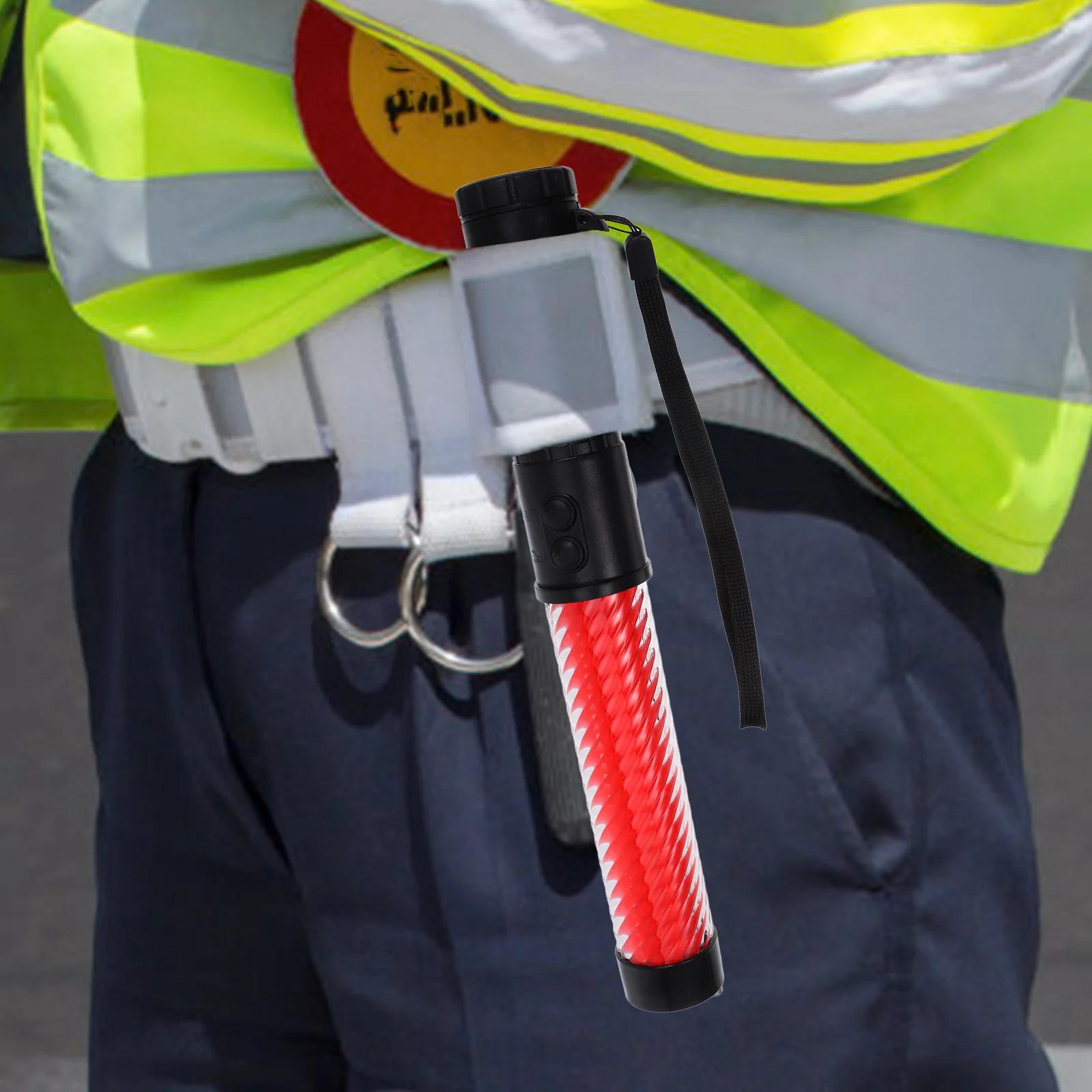 عصا إشارة LED للتحكم في حركة المرور لسلامة الحفلات الموسيقية، خفيفة الوزن ومتينة وقابلة لإعادة الاستخدام، عصا توهج لتزيين الحفلات والعطلات #6